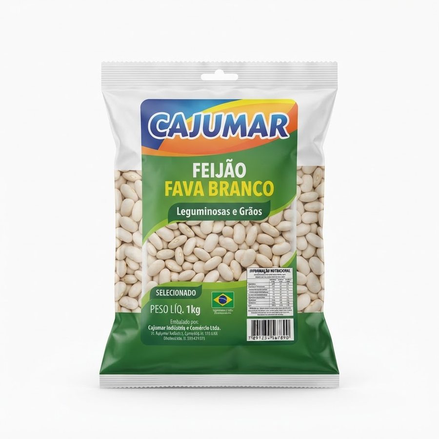 Feijão Fava Branco Cajumar — produto disponível na BRAVI