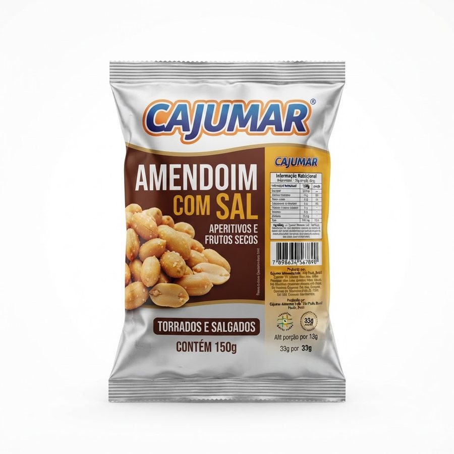 Amendoim com Sal Cajumar — produto disponível na BRAVI