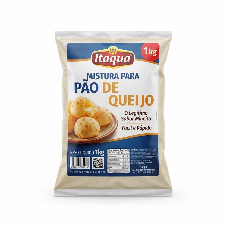 Mistura para Pão de Queijo Itaqua 1 kg Itaqua — produto disponível na BRAVI