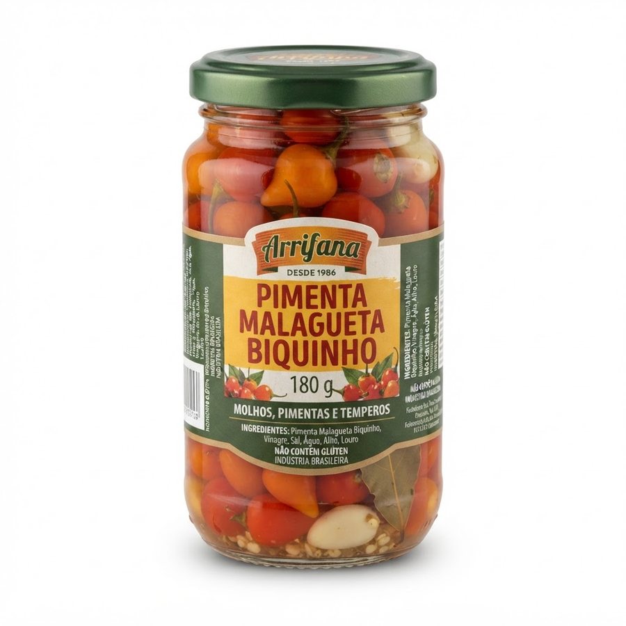 Pimenta Malagueta Biquinho 180 g Arrifana — produto disponível na BRAVI