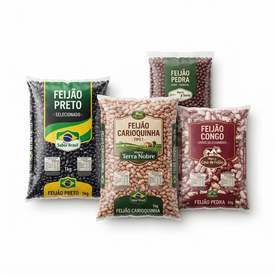 Categoria Feijões, Arroz e Grãos — produtos brasileiros na BRAVI