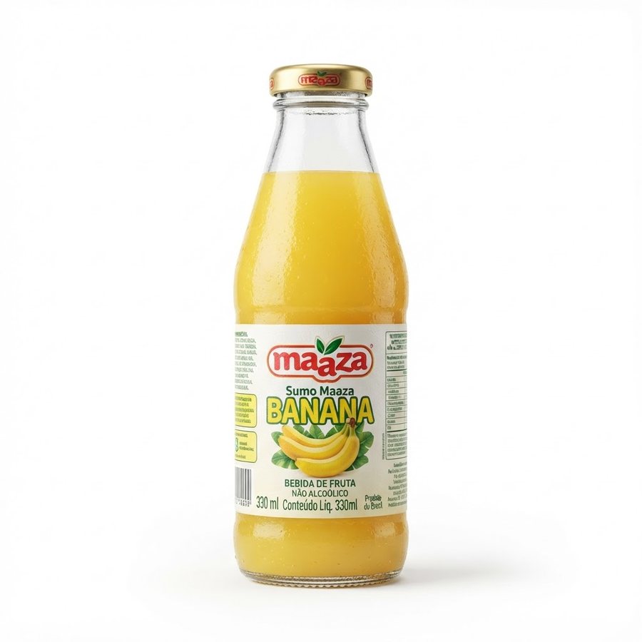 Sumo Maaza Banana 330 ml Maaza — produto disponível na BRAVI