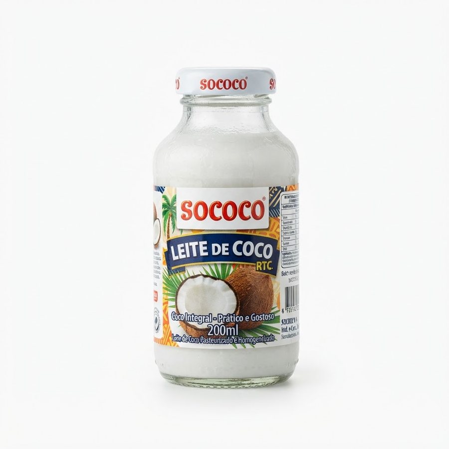 Leite de Coco RTC 200 ml Sococo — produto disponível na BRAVI