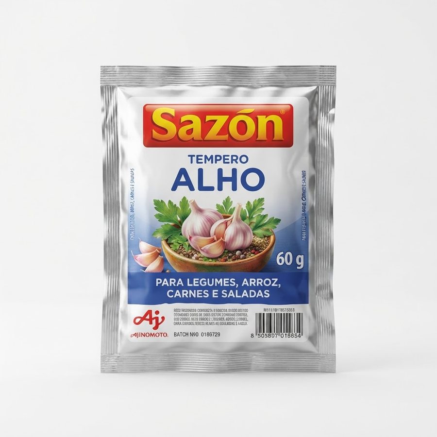 Tempero Sazon Alho 60 g Sazon — produto disponível na BRAVI