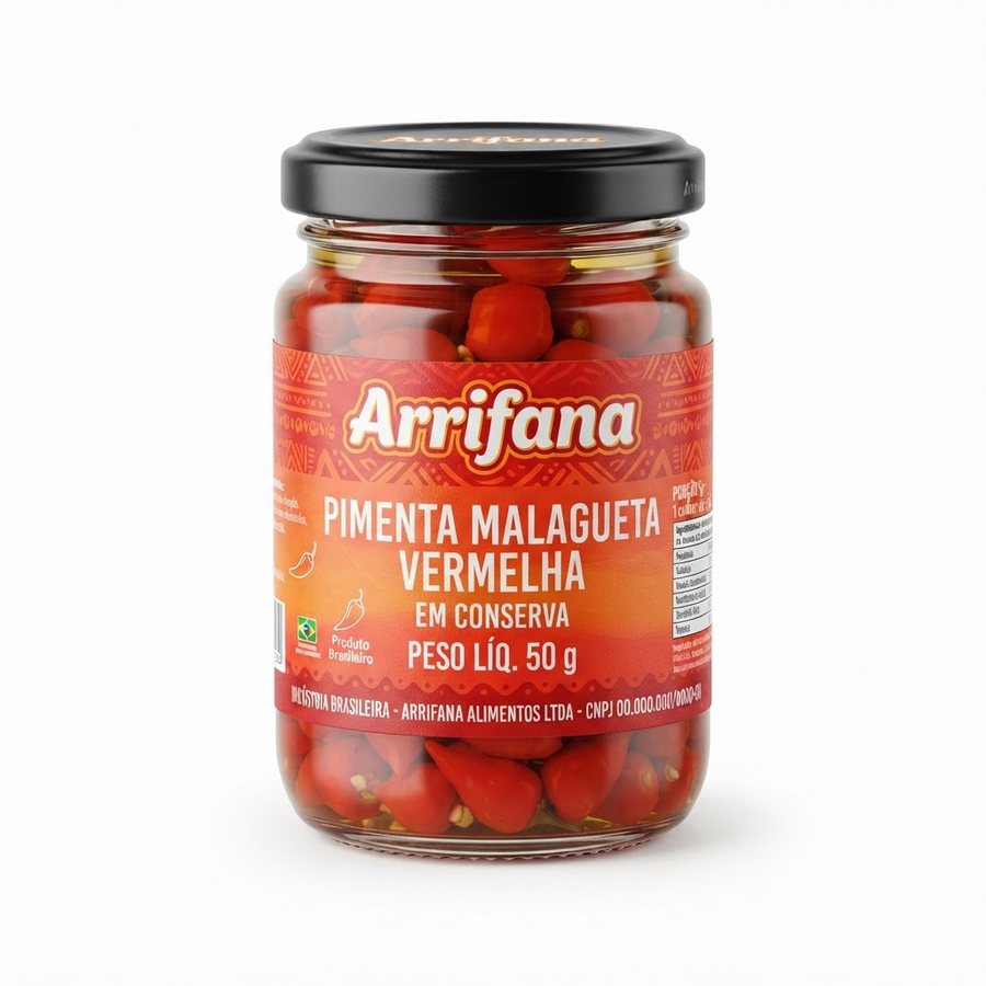 Pimenta Malagueta Vermelha 50 g Arrifana — produto disponível na BRAVI